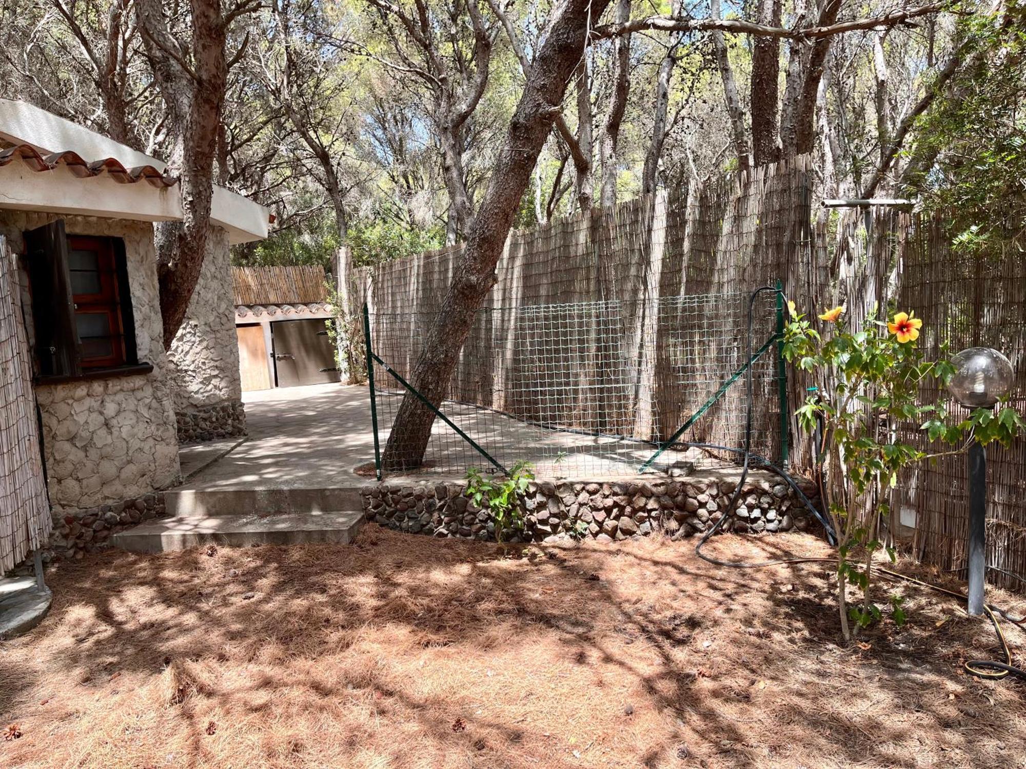 Rustico Porto Pino 30 Mt Dalla Spiaggia Bagian luar foto