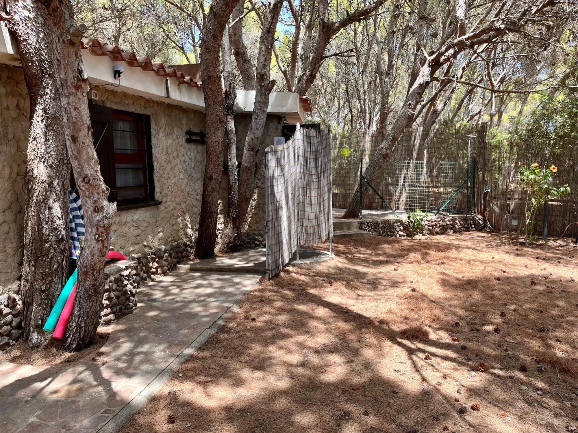 Rustico Porto Pino 30 Mt Dalla Spiaggia Bagian luar foto